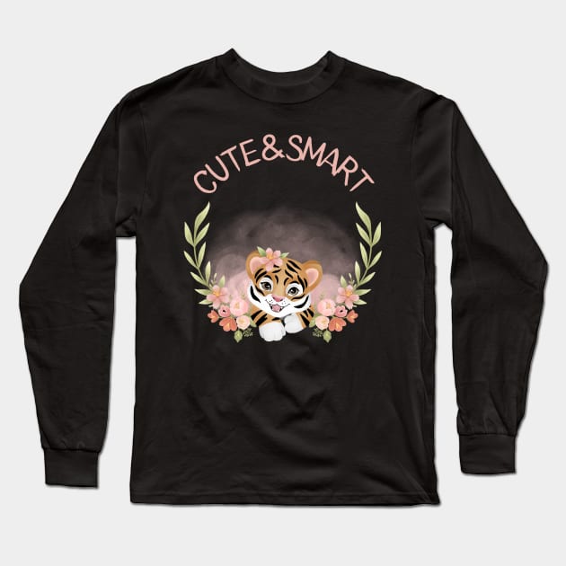 Cute and Smart Cookie Long Sleeve T-Shirt by BoogieCreates
